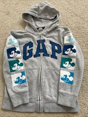GAP Kids Disney Mickey Mouse Graphic Hoodie size medium